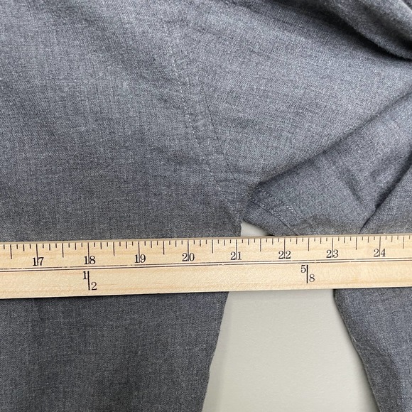 Uniqlo Long Sleeve Button Down Collared Shirt 100% Cotton Gray S - Picture 5 of 7